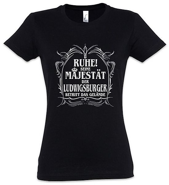 Urban Backwoods Print-Shirt Seine Majestät Der Ludwigsburger Damen T-Shirt günstig online kaufen