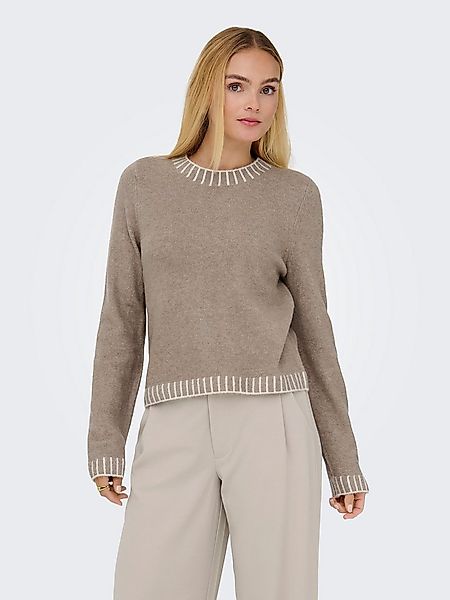 ONLY Strickpullover ONLFINA LS STITCH O-NECK CC KNT günstig online kaufen