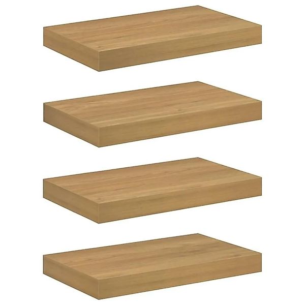 vidaXL Wandregal 4 Stk Braun 40 x 23,5 x 4 cm Holzwerkstoff 42019943 günstig online kaufen