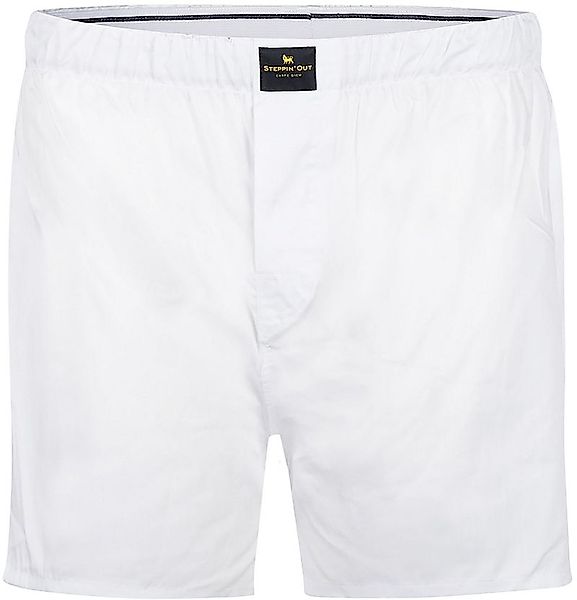 Steppin' Out Boxershort Poplin Weiß - Größe L günstig online kaufen