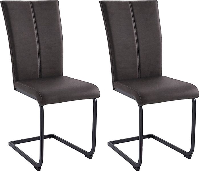 Home affaire Freischwinger »Nils«, (Set), 2 St., Microfaser VINTAGE, Stuhl günstig online kaufen