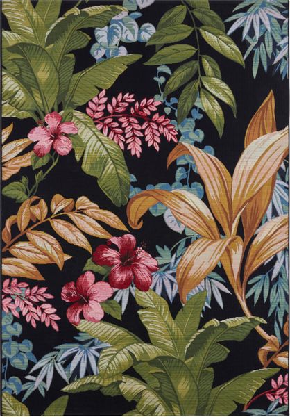 HANSE Home Outdoorteppich "Tropical Flowers" rechteckig 3 mm Höhe In-& Outd günstig online kaufen