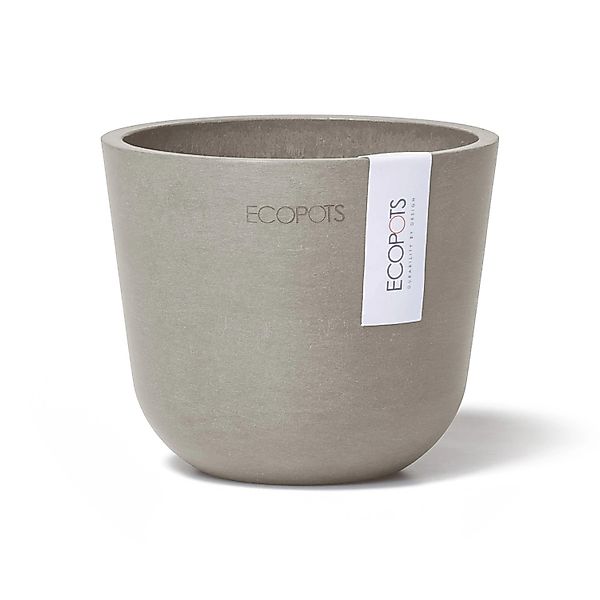 ECOPOTS Blumentopf Oslo Mini 11,5 Taupe, günstig online kaufen