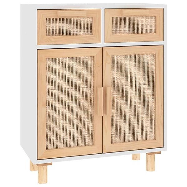 furnicato Sideboard Weiß 60x30x75 cm Massivholz günstig online kaufen