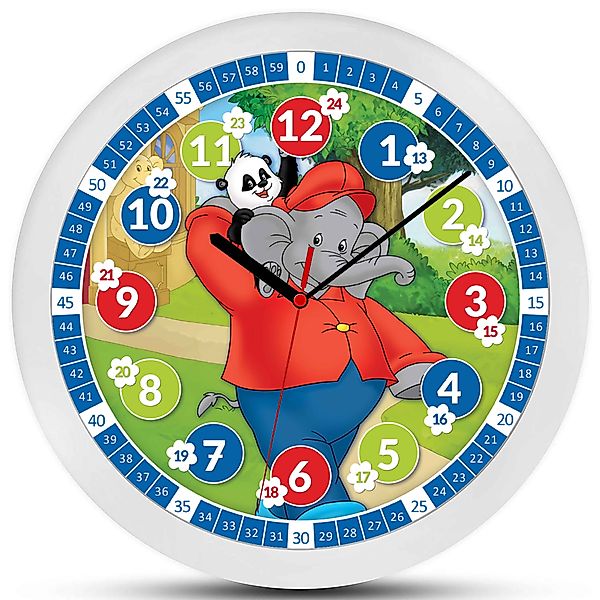 K&L Wall Art Wanduhr Benjamin Blümchen günstig online kaufen