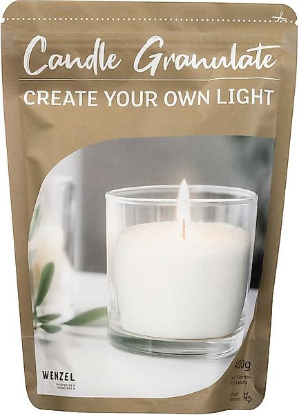 Wenzel Stumpenkerze Kerzen-Sandgranulat, Set mit 4 Dochten, 400g günstig online kaufen