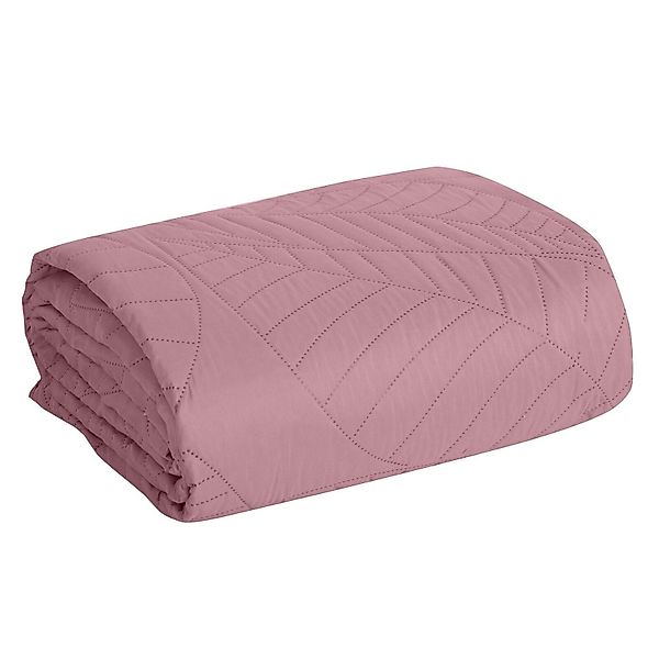 Design91 Tagesdecke BONI/6, Steppung Blätter Muster, günstig online kaufen