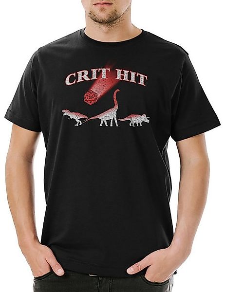 Urban Backwoods Print-Shirt Urban Backwoods Crit Hit Herren T-Shirt Schwarz günstig online kaufen