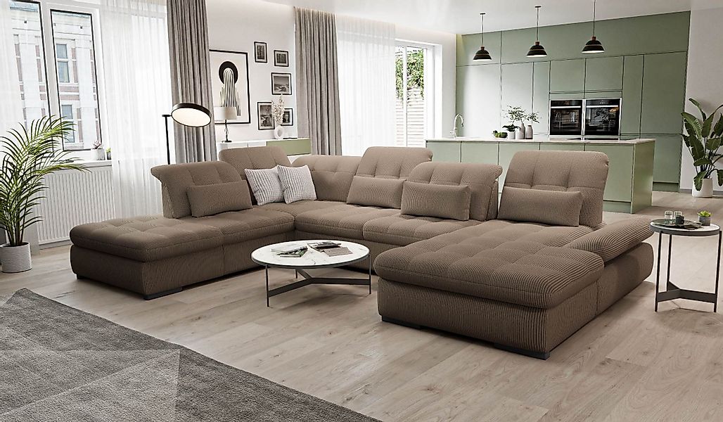Hygger Möbelhaus Wohnlandschaft Oregon XXL U-Form günstig online kaufen