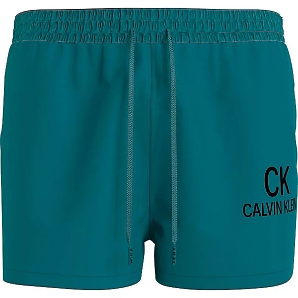 Calvin Klein Underwear Badeshorts Mit Kordelzug M Seans Teal günstig online kaufen