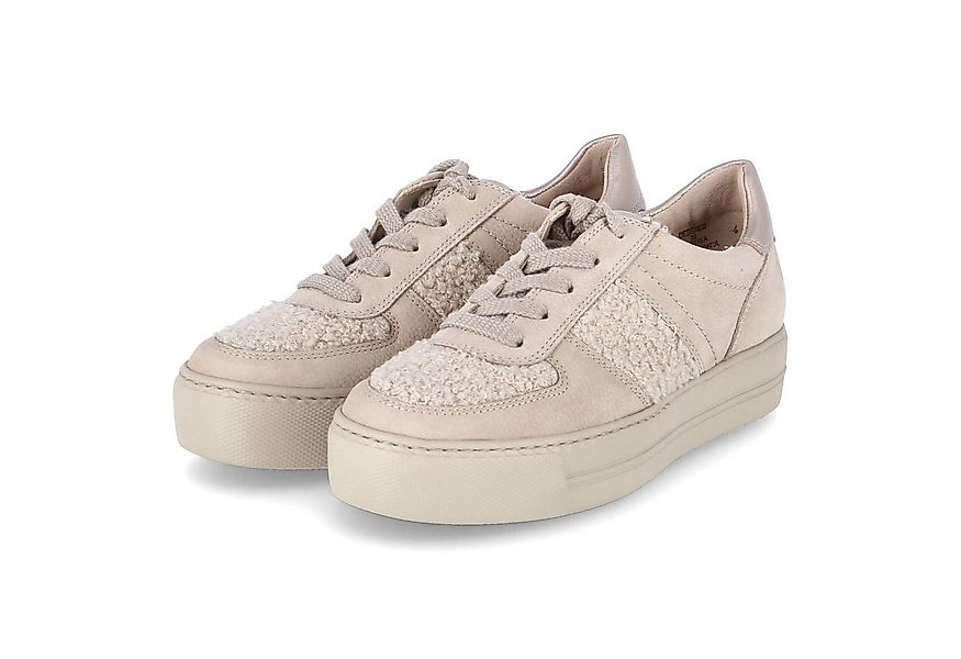 Paul Green Paul Green 5487-01 Damen Leder & Textil beige Schnürschuh günstig online kaufen