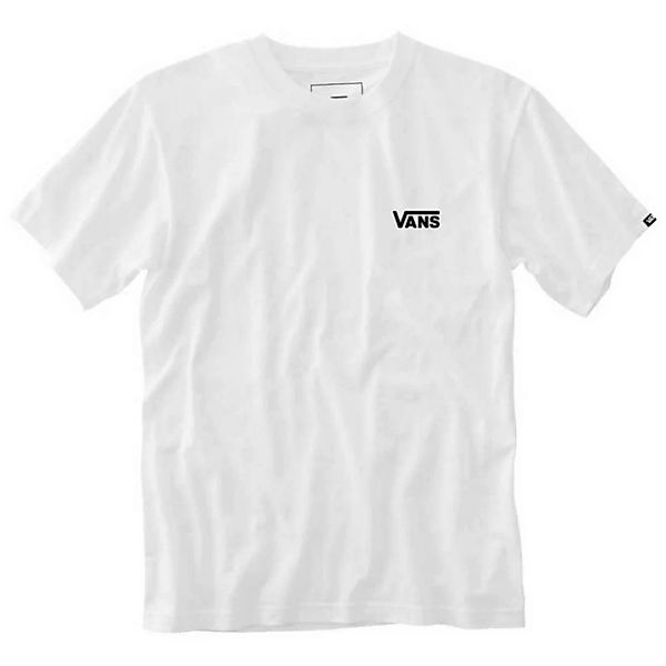 Vans Left Chest Logo Kurzärmeliges T-shirt XL White / Black günstig online kaufen