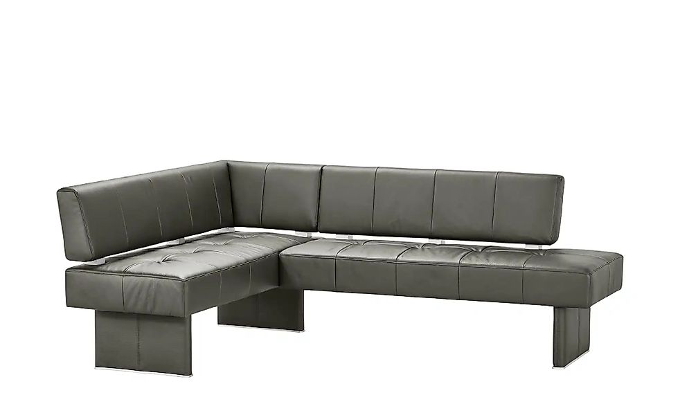 Eckbank Leder Spider 2 ¦ grau ¦ Maße (cm): H: 88 Bänke > Eckbänke - Höffner günstig online kaufen