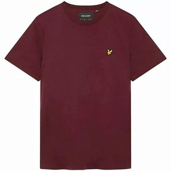Lyle & Scott  T-Shirts & Poloshirts TS400VOGX PLAIN SHIRT-Z562 BURGUNDY günstig online kaufen