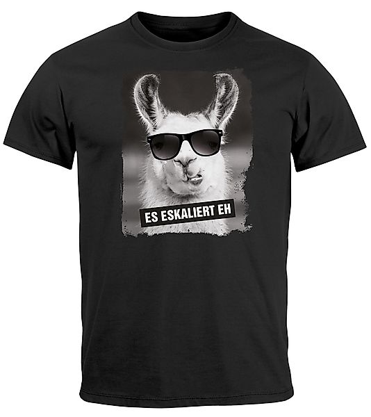 MoonWorks Print-Shirt Herren T-Shirt Es Eskaliert günstig online kaufen