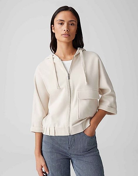 OPUS Sweatjacke GUSA Batwing Fit aus softer Baumwolle günstig online kaufen