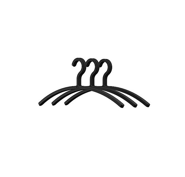 Metallbude Kleiderbügel FAY, (3-tlg), Garderobenhaken aus Kunststoff, platz günstig online kaufen