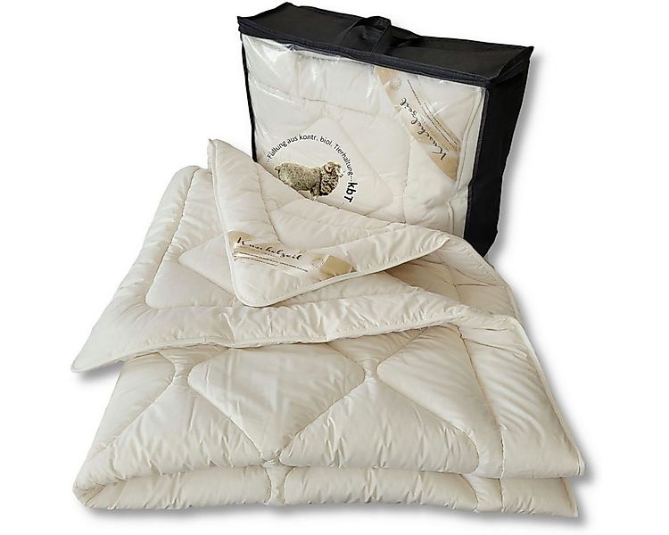 Meivita Naturhaarbettdecke Bio Merino Schafschurwolle Ganzjahresdecke kbA u günstig online kaufen
