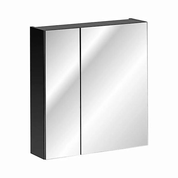 Spiegelschrank 60cm, matt schwarz PUEBLA-56-BLACK günstig online kaufen
