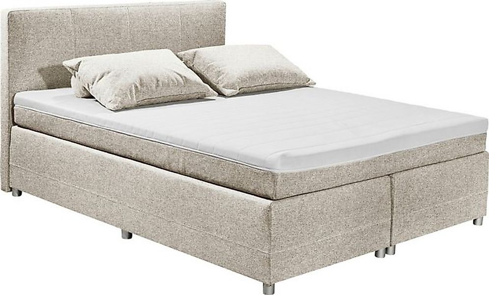 ED EXCITING DESIGN Boxspringbett Luanda, wahlweise mit Matratze und Topper günstig online kaufen