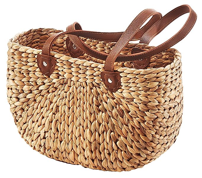 Kobolo Shopper Korbtasche aus Wasserhyazinthe - günstig online kaufen
