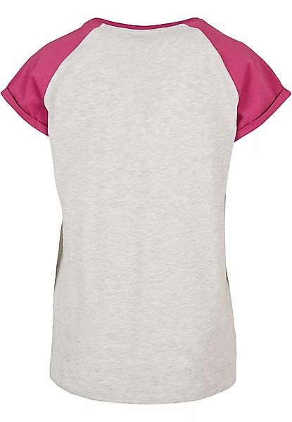 URBAN CLASSICS Kurzarmshirt "Urban Classics Damen Ladies Contrast Raglan Te günstig online kaufen