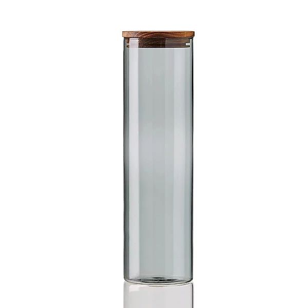 Raw Glasbehälter mit Holzdeckel groß günstig online kaufen