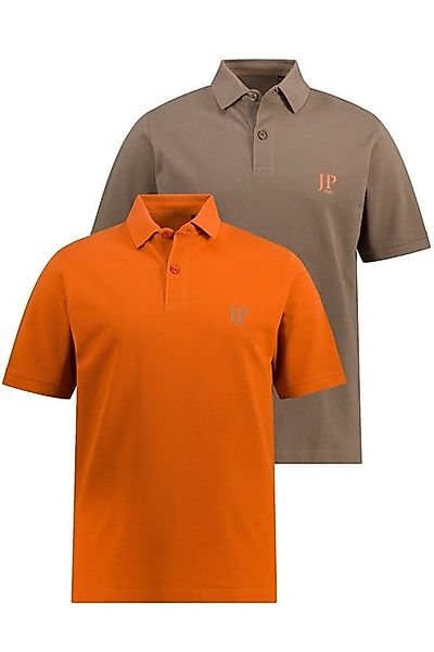 JP1880 Poloshirt Poloshirts Basic 2er-Pack Piqué gekämmte Baumwolle (2-tlg) günstig online kaufen
