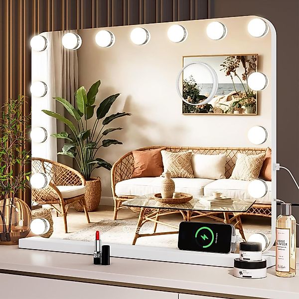 TLGREEN Kosmetikspiegel mit beleuchtung, (50x40cm,Hollywood Spiegel,Schmink günstig online kaufen