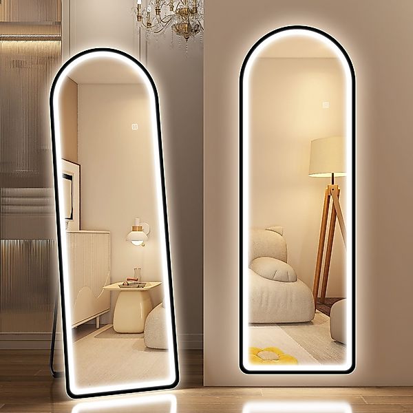 STARLEAD Standspiegel Ganzkörperspiegel mit LED-Leuchte und günstig online kaufen