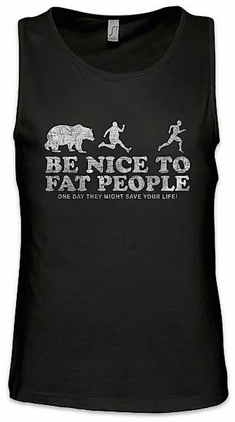 Urban Backwoods Tanktop Be Nice To Fat People I Ärmelloses T-Shirt Dick Dic günstig online kaufen