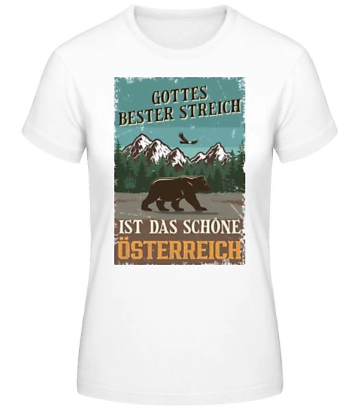 Gottes Bester Streich Österreich · Frauen Basic T-Shirt günstig online kaufen