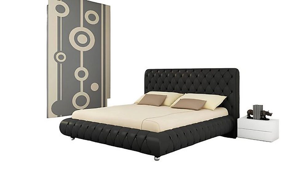 JVmoebel Bett Wasserbett Komplett Lederbett Polsterbett mit Matratze Cheste günstig online kaufen