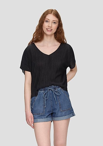 QS Kurzarmshirt T-Shirt im Relaxed Fit günstig online kaufen