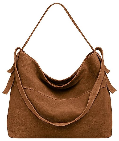 Caspar Schultertasche große Vintage Damen Leder Handtasche - PREMIUM LINE - günstig online kaufen