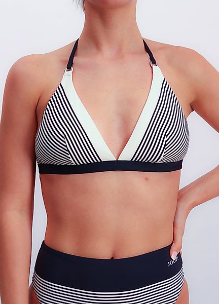 JOOP! Triangel-Bikini-Top Stripes, Träger zum Binden, günstig online kaufen