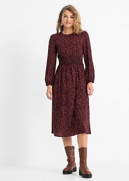 bonprix Midikleid für die Herbstsaison, aus Viskose, Oversize-Passform günstig online kaufen