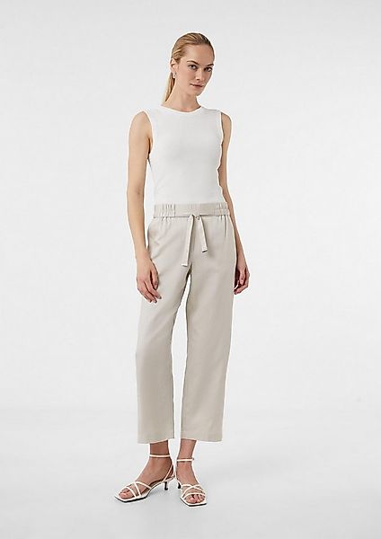 comma Chinos Hose Ankle-Hose aus Lyocellmix mit Straight Leg günstig online kaufen
