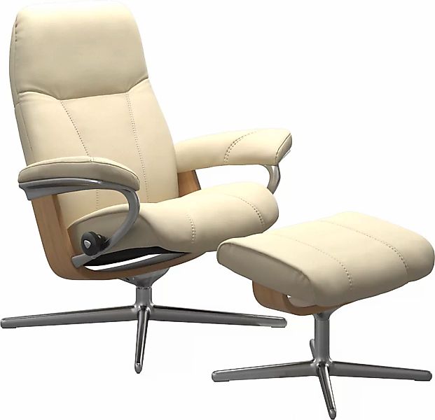 Stressless Relaxsessel "Consul", (Set, Relaxsessel mit Hocker), mit Hocker, günstig online kaufen