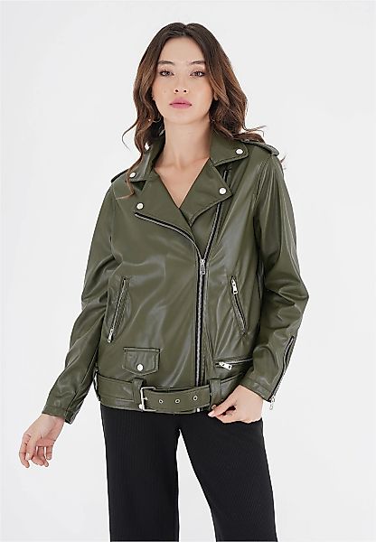 freshlions Lederimitatjacke "Nela", (1 St.), in angesagter Kunstleder-Optik günstig online kaufen