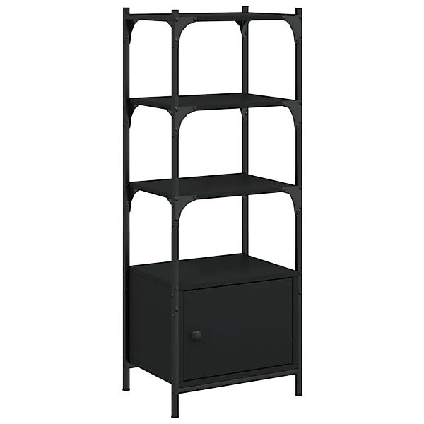 vidaXL Bücherregal Bücherregal 3 Fächer Schwarz günstig online kaufen
