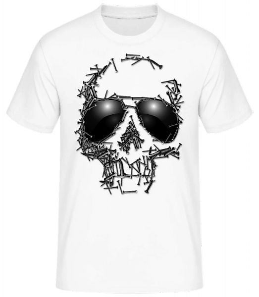 Sonnenbrille Totenkopf · Männer Basic T-Shirt günstig online kaufen