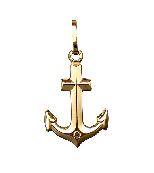 NICEANDnoble Kettenanhänger 585er Gelbgold Kettenanhänger Anker, günstig online kaufen