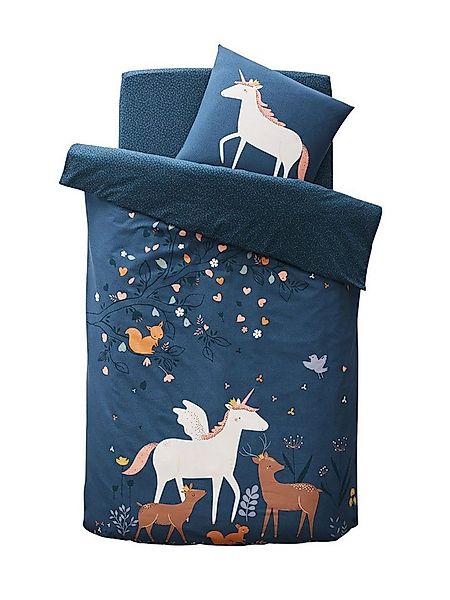 vertbaudet Bettbezug Bettwäsche-Set für Kinder MÄRCHENWALD günstig online kaufen