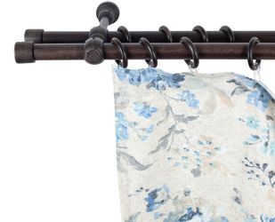 SN DECO GROUP Gardinenstange "Cafiro" 2 läufig-läufig Fixmaß 28 mm, Holz, v günstig online kaufen