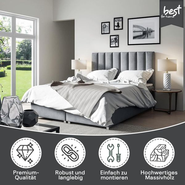 Best for Home Boxspringbett mit Bettkasten günstig online kaufen