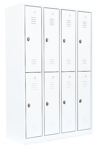 Steelboxx Spind für 8 Personen Spindschrank Schließfachschrank 180x117x50cm günstig online kaufen