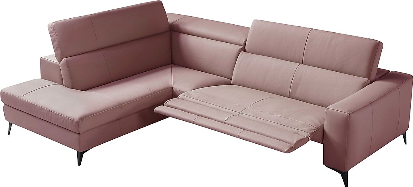 Egoitaliano Ecksofa "Edith, Designsofa mit hohem Sitzkomfort, L-Form" inkl. günstig online kaufen