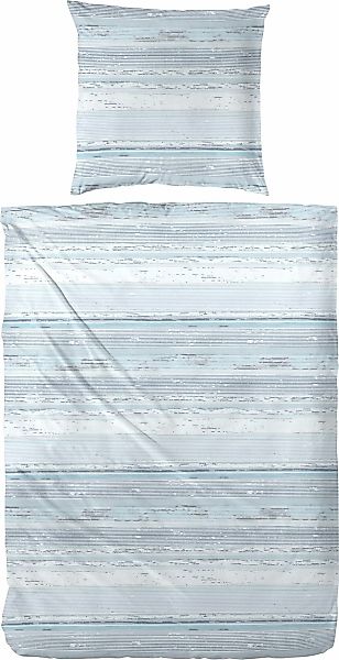 Primera Bettwäsche "Wellengang" 2 Stk. mit bewegten und zarten Linien günstig online kaufen