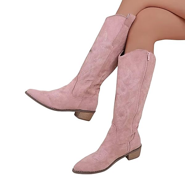 NEXORA Western Cowboystiefel Damen bestickt, Stiefel günstig online kaufen